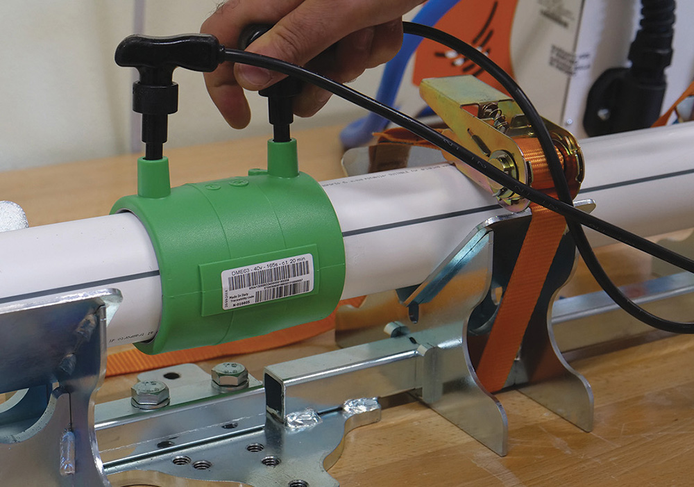 Saldatrice a elettrofusione